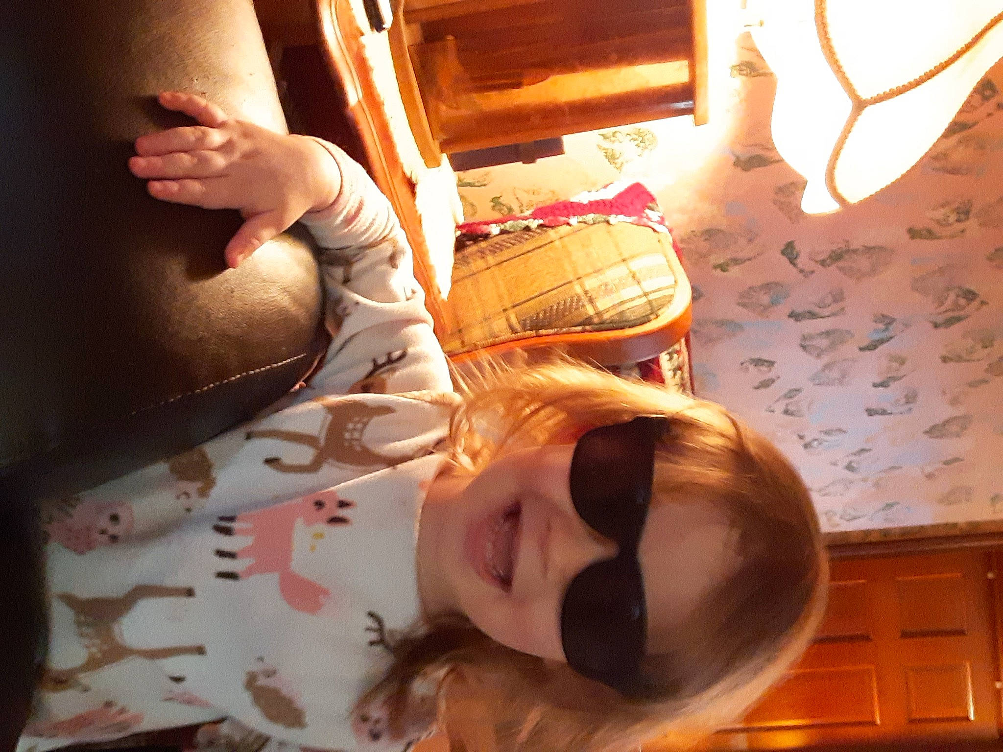 Mercedes is registered to the contest to win money with this photo: baby, cheek, child, comfort, finger, flooring, fun, hand, happy, hat, human_body, joy, mouth, nose, orange, person, room, smile, thumb, toddler