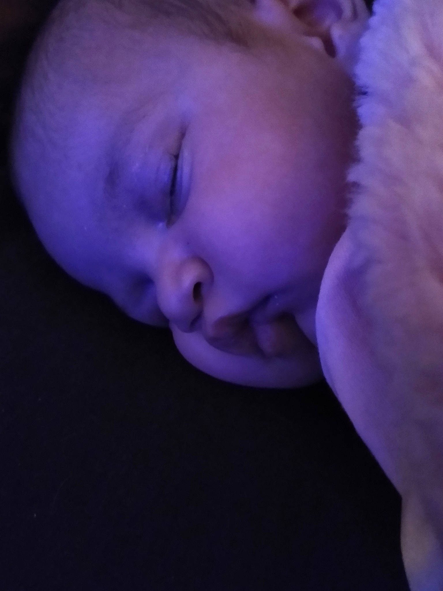 Nova Lynn joined the competition — help win amazing prizes! baby, bedtime, cheek, child, chin, eyebrow, facial_expression, fur, lavender, lip, nap, organ, person, portrait_photography, purple, skin, sleep, violet
