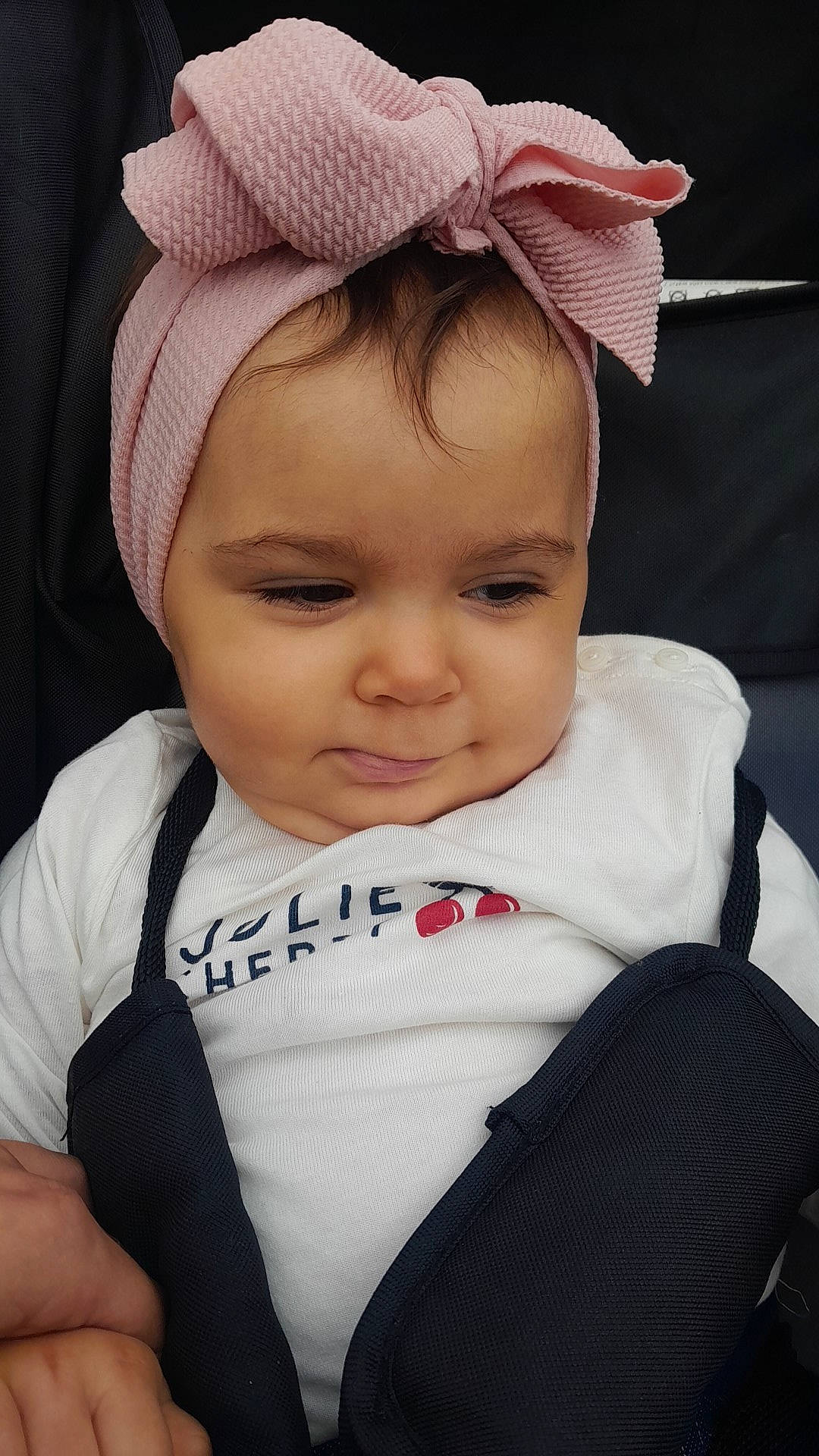 Ana-liyah participe au concours pour gagner de l'argent avec cette photo : baby, baby_toddler_clothing, cap, child, chin, cool, eye, eyebrow, eyelash, hair, happy, head, headgear, headwear, lip, person, pink, product, sleeve, smile