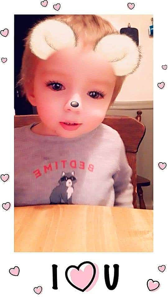 Bentley Jaymes joined the competition — help win amazing prizes! baby, cartoon, cheek, child, ear, head, nose, person, photo_caption, photography, pink, toddler