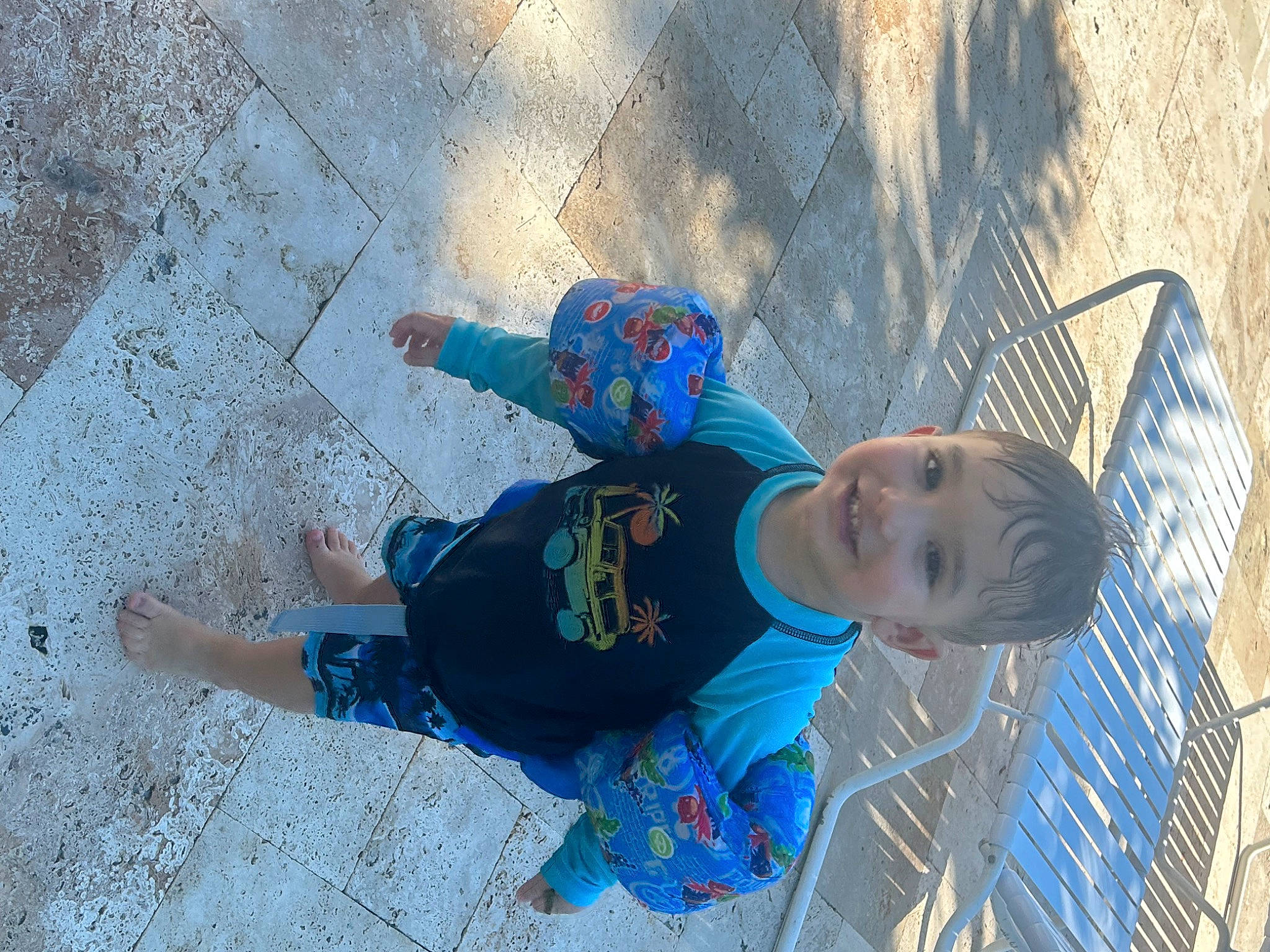 John joined the competition — help win amazing prizes! asphalt, azure, child, concrete, electric_blue, freezing, fun, happy, joy, leisure, pattern, person, play, public_space, recreation, road_surface, shadow, sidewalk, sunglasses, toddler