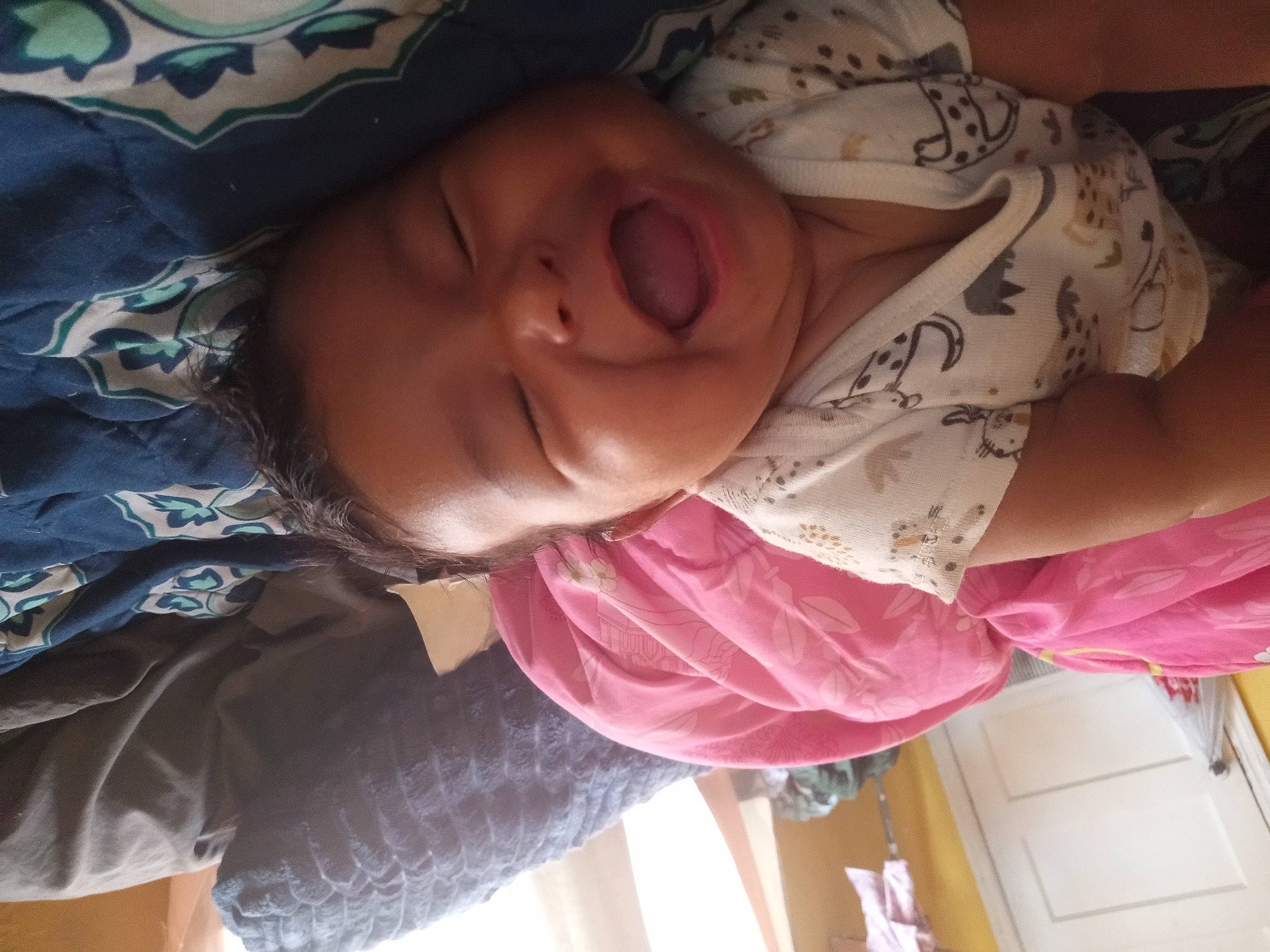 Abel is registered to the contest to win money with this photo: cheek, child, cool, eye, eyebrow, eyelash, fun, happy, lip, mouth, neck, nose, organ, person, pink, skin, sleeve, smile, textile, toddler