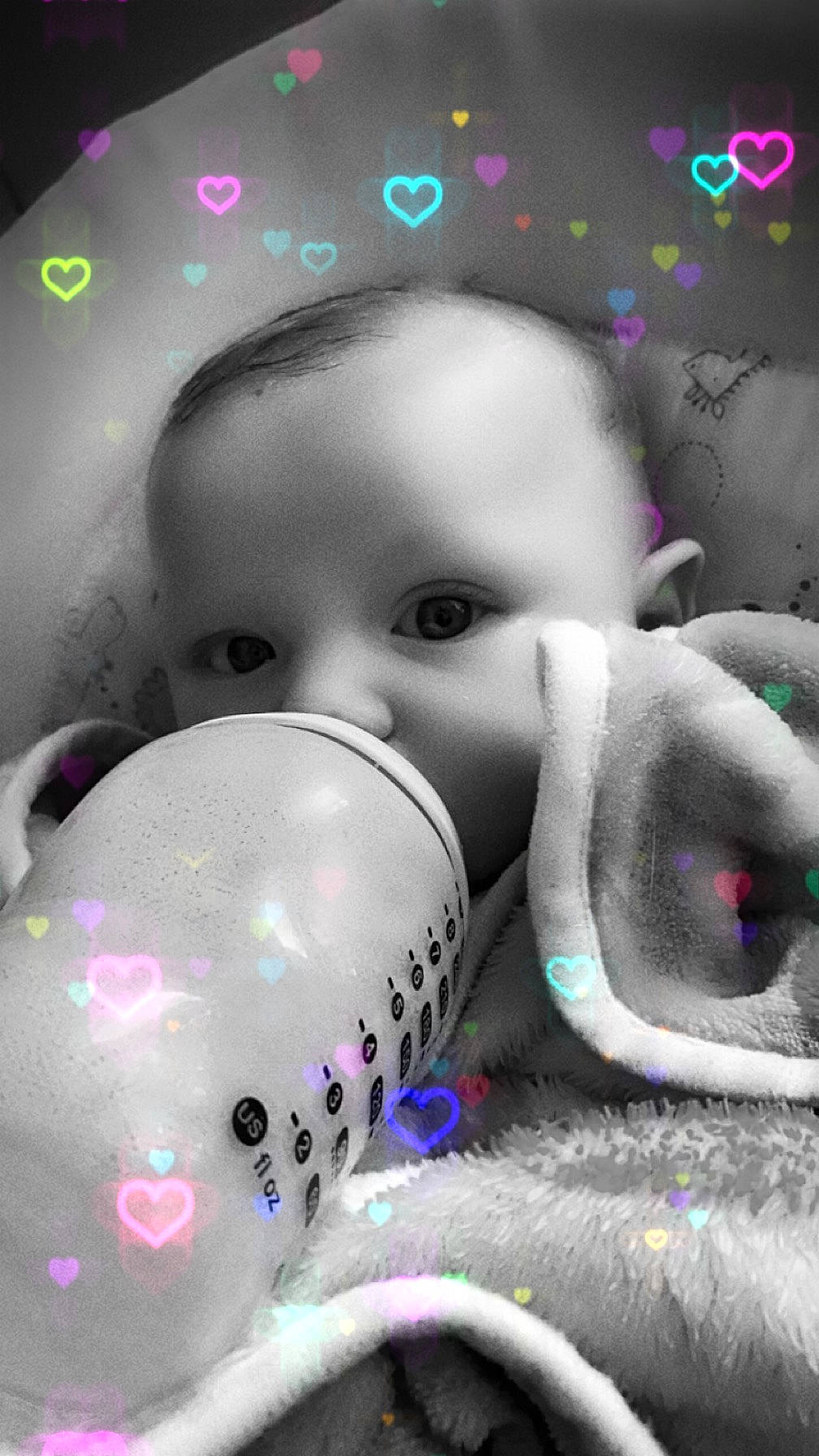 Levi joined the competition — help win amazing prizes! art, baby, cheek, child, circle, close_up, eyelash, facial_expression, flash_photography, fur, happy, magenta, nail, nose, pattern, person, pink, skin, toddler, toy