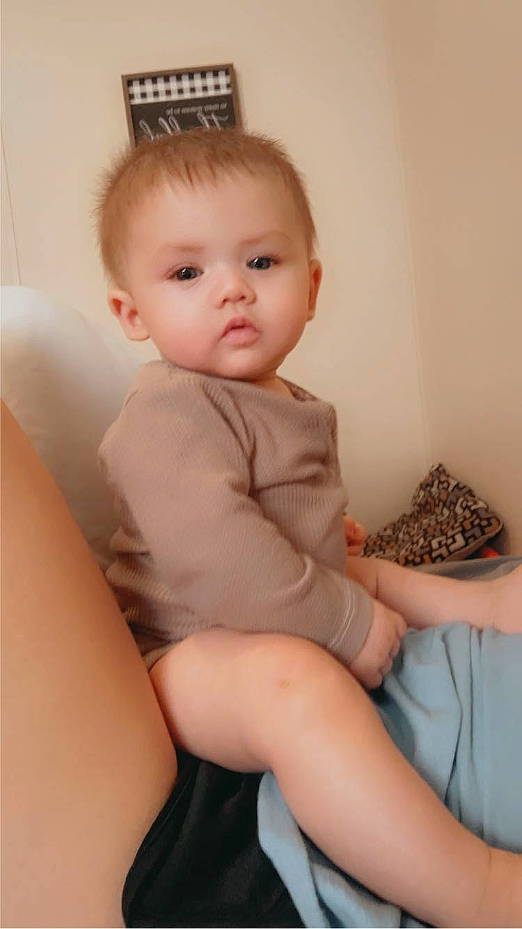 Maverick joined the competition — help win amazing prizes! baby_toddler_clothing, cheek, clock, elbow, finger, hairstyle, human_body, joint, knee, lip, muscle, neck, person, shoulder, skin, sleeve, stomach, thigh, toddler, trunk