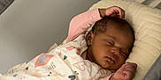 Eliyah participe au concours pour gagner de l'argent avec cette photo : baby, bassinet, bed, blanket, child, comfort, cozy, cute, heart_pattern, indoors, infant, mesh, nursery, peaceful, pink_clothing, portrait, relaxation, rest, sleeping, soft