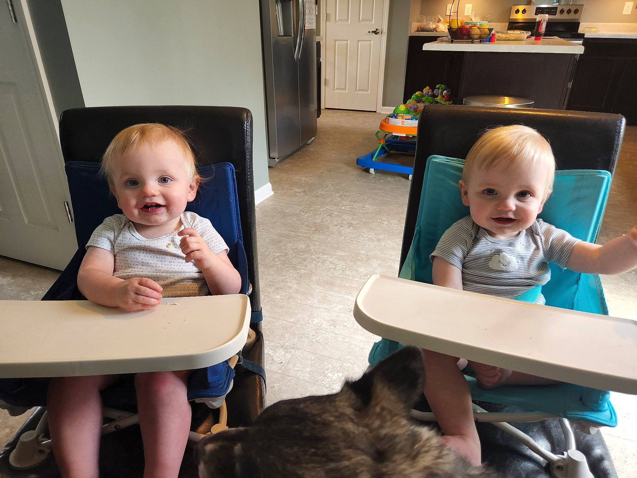 Reilly is registered to the contest to win money with this photo: baby, baby_toddler_clothing, chair, child, comfort, face, facial_expression, fun, furniture, hairstyle, happy, leisure, person, product, room, sharing, sitting, smile, snapshot, standing