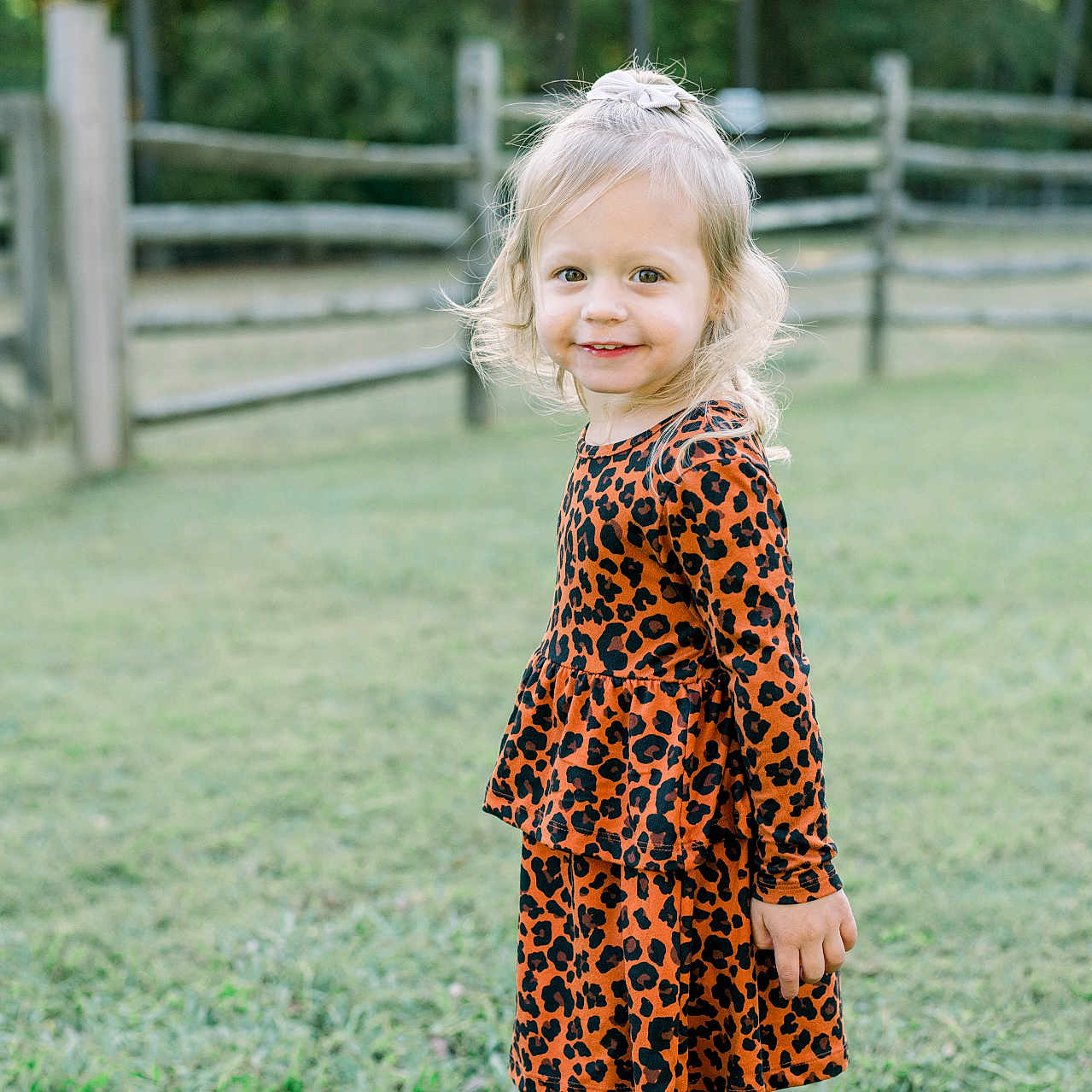 Realynn joined the competition — help win amazing prizes! blonde, child, clothing, coat, dress, face, female, fence, girl, grass, hair, happy, head, longsleeve, person, photography, plant, portrait, sleeve, smile