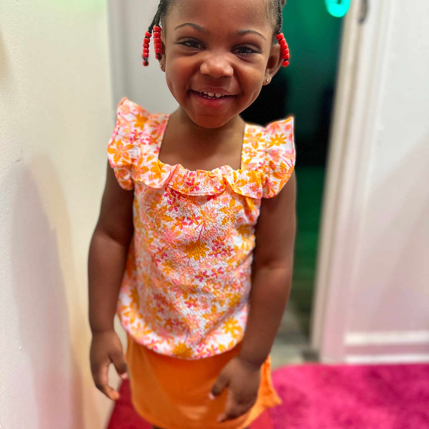 Destinee joined the competition — help win amazing prizes! blouse, bodypart, child, clothing, dress, face, fashion, female, girl, happy, head, mouth, person, photography, portrait, shorts, skirt, sleeve, smile, teeth