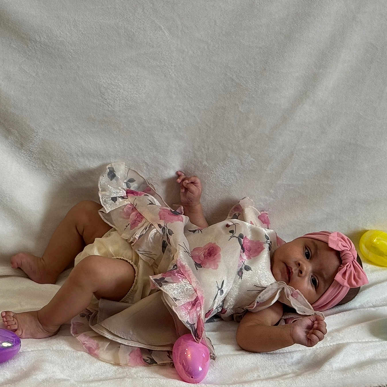 Emroyal Ann is registered to the contest to win money with this photo: baby, bed, blanket, bodypart, clothing, face, finger, furniture, hand, happy, hat, head, homedecor, newborn, person, photography, portrait, purple, sleeping, smile