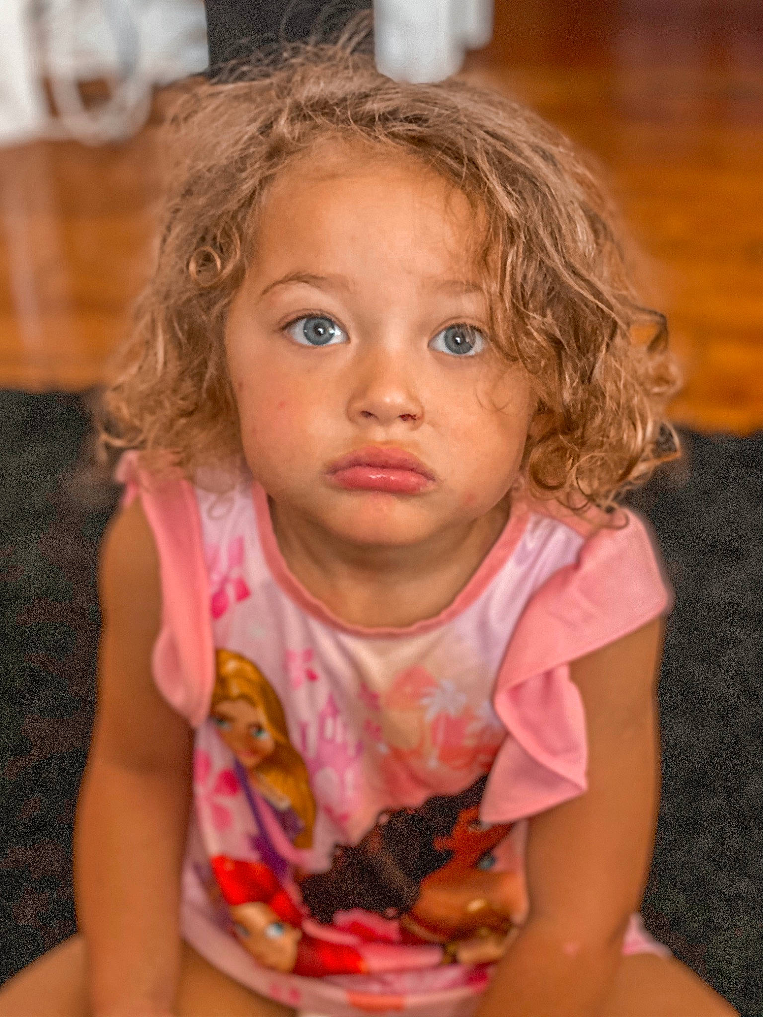 Jaelynn joined the competition — help win amazing prizes! arm, baby_toddler_clothing, blond, cheek, child, clothing, eyebrow, eyelash, facial_expression, flooring, fun, happy, leisure, lip, nose, person, portrait_photography, sitting, skin, toddler