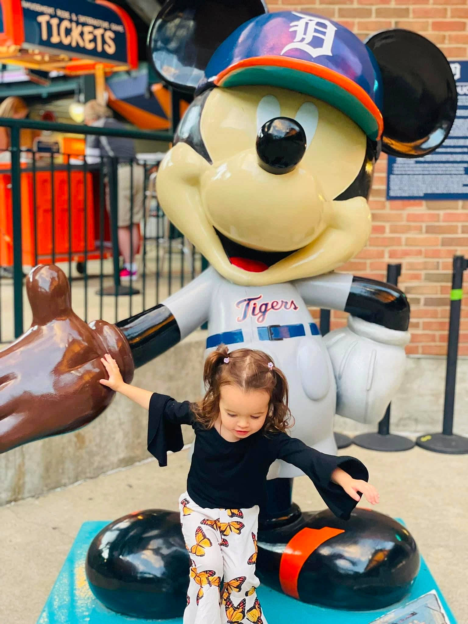 Briella Jade is registered to the contest to win money with this photo: animated_cartoon, blue, child, community, fun, games, gesture, happy, leisure, mascot, person, photograph, recreation, shorts, smile, snapshot, t_shirt, tourism, travel, vacation