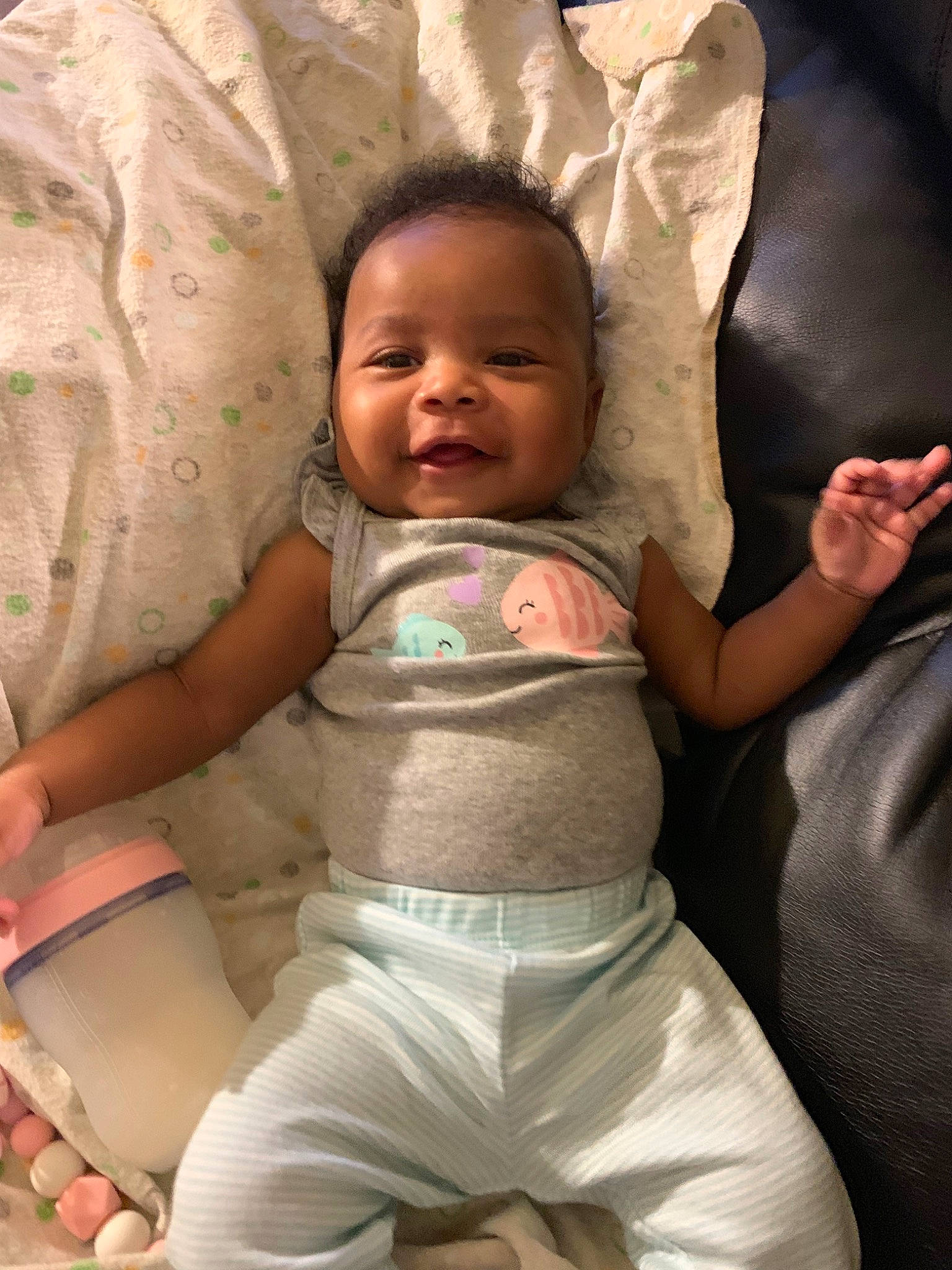 Kelsie joined the competition — help win amazing prizes! baby, child, comfort, person, sitting, skin, toddler