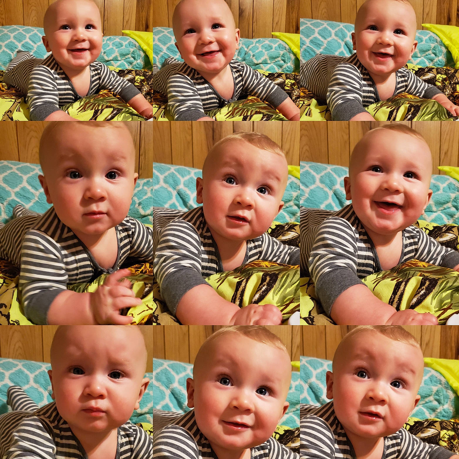 Tracy joined the competition — help win amazing prizes! baby, child, facial_expression, family, family_pictures, family_taking_photos_together, fun, happy, joy, people, person, playing_with_kids, sibling, smile, social_group, surprise, toddler, yellow