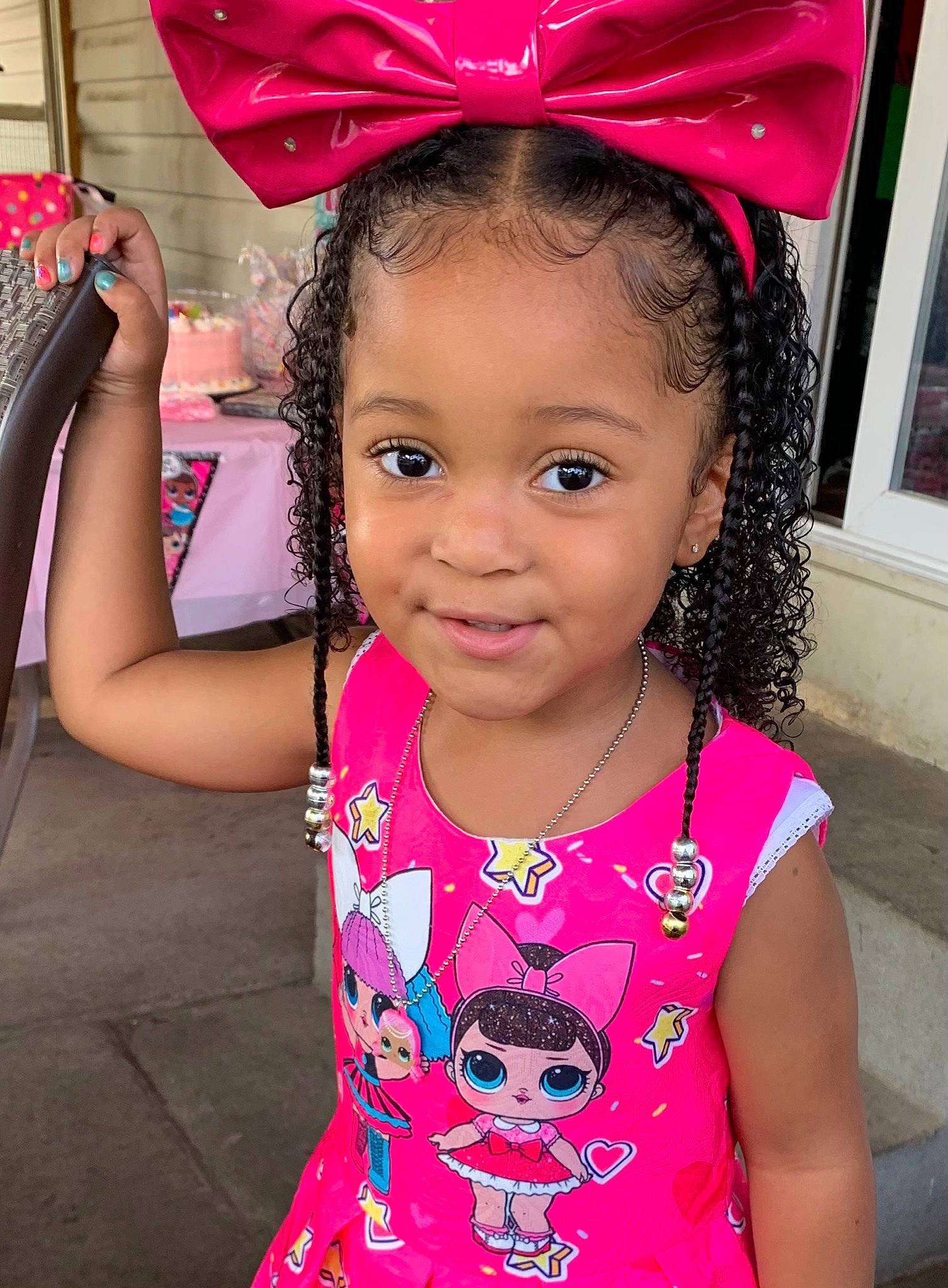 Robyn joined the competition — help win amazing prizes! black, blue, cheek, chin, clothing, eye, eyebrow, green, hairstyle, happy, head, joy, neck, organ, person, photograph, pink, skin, sleeve, smile