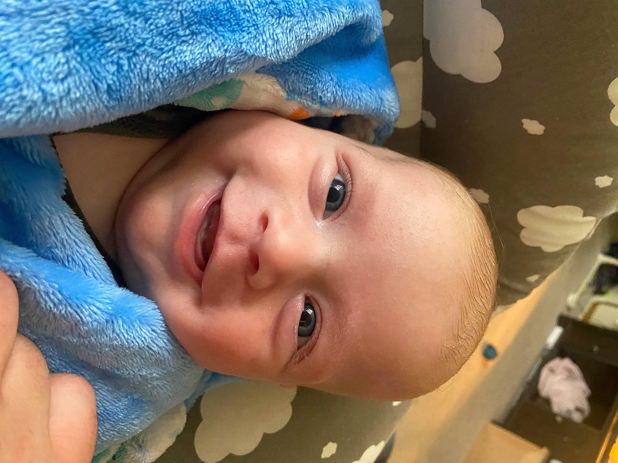 Daxton joined the competition — help win amazing prizes! baby, baby_toddler_clothing, blue, cheek, child, chin, close_up, comfort, electric_blue, eyebrow, eyelash, face, happy, iris, joy, lip, mouth, nose, person, skin