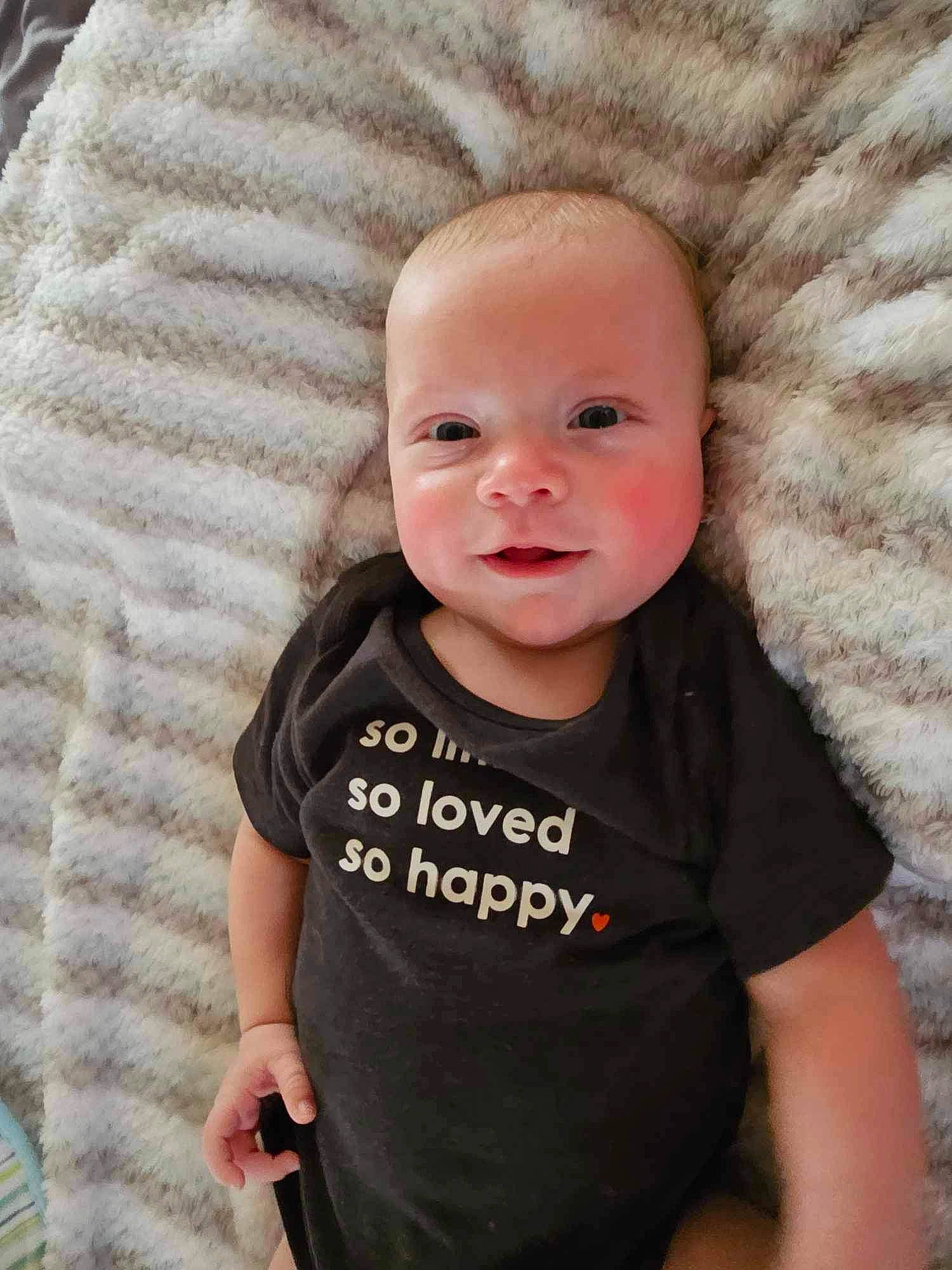 Daxton joined the competition — help win amazing prizes! arm, baby, baby_toddler_clothing, cheek, chin, cool, eye, eyebrow, facial_expression, head, iris, lip, neck, nose, outerwear, person, product, skin, sleeve, smile