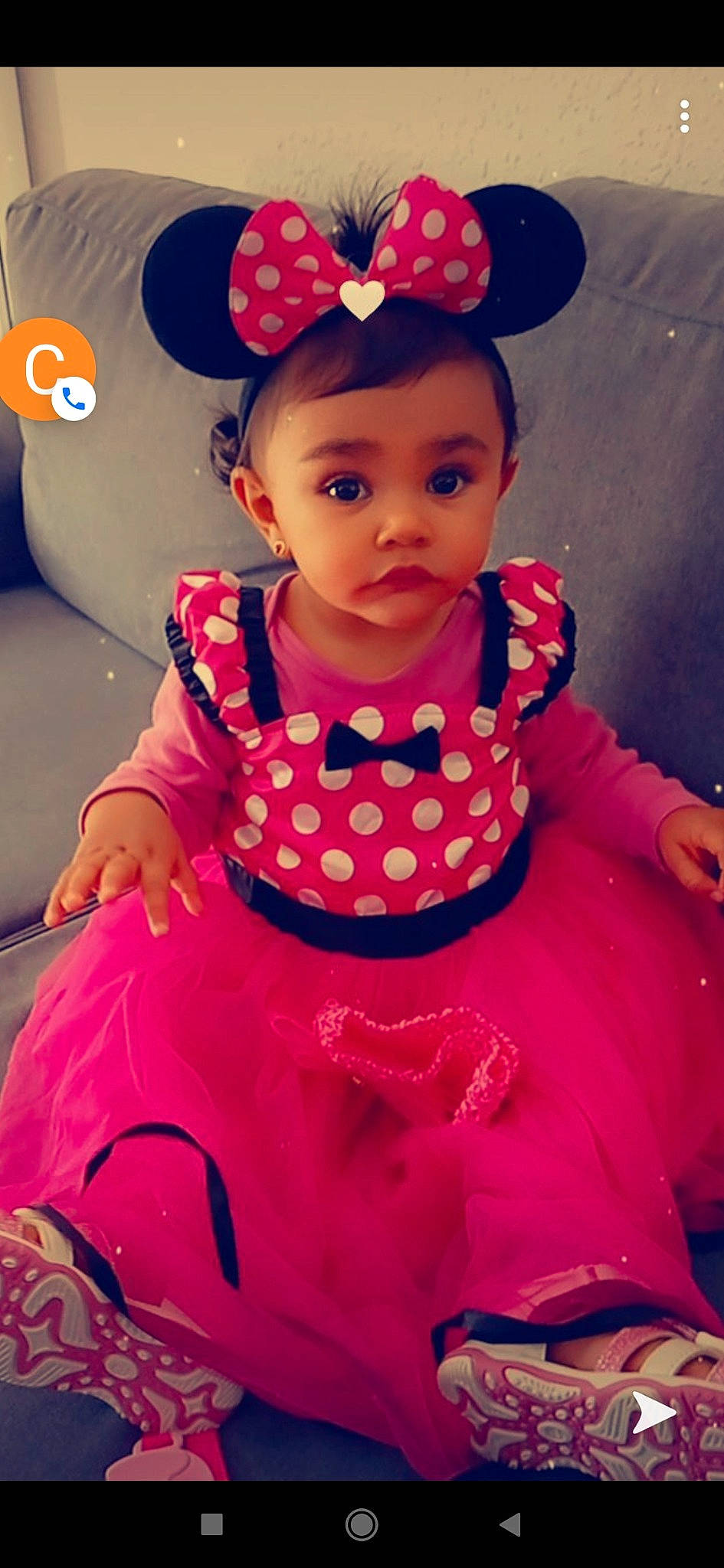 Shanna participe au concours pour gagner de l'argent avec cette photo : baby, child, costume, person, pink, polka_dot, toddler