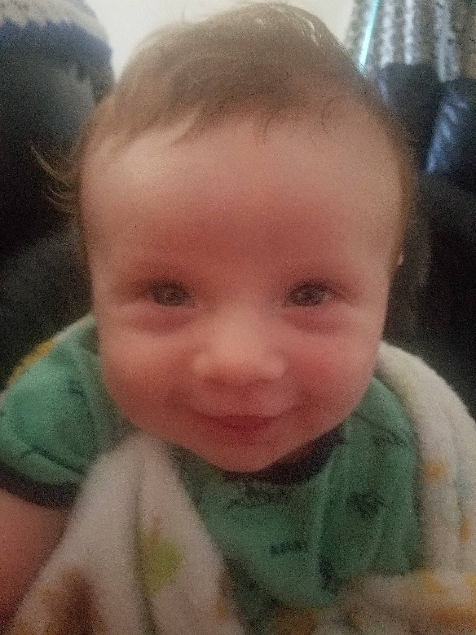 Ayven is registered to the contest to win money with this photo: baby, baby_making_funny_faces, cheek, child, chin, ear, eye, eyebrow, face, facial_expression, forehead, head, iris, lip, mouth, nose, person, skin, smile, toddler