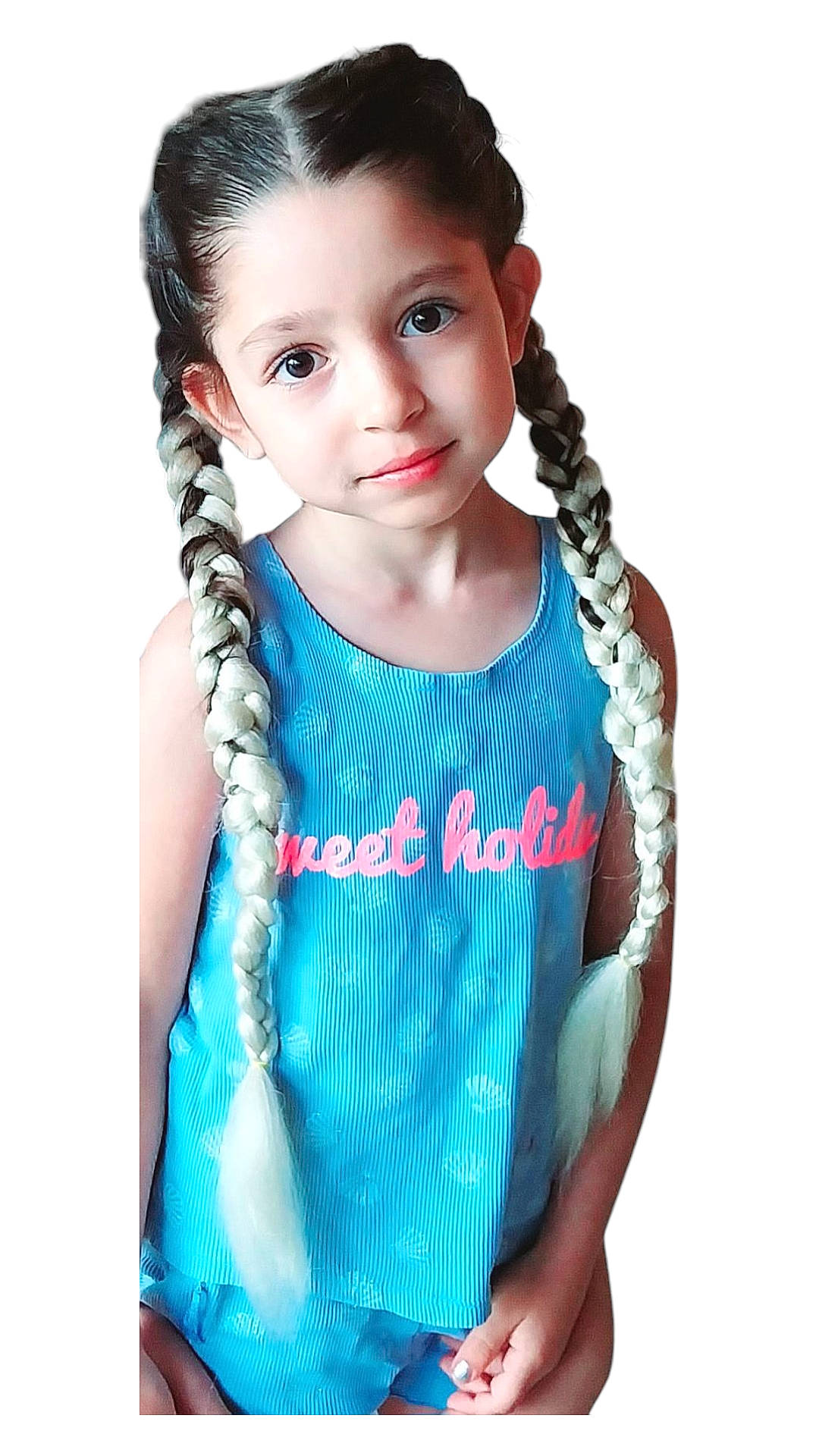 Hayal participe au concours pour gagner de l'argent avec cette photo : braid, child, clothing, costume, face, female, girl, hair, head, person, photography, ponytail, portrait, swimwear, tanktop