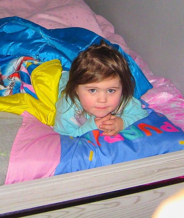 Lilith joined the competition — help win amazing prizes! child, electric_blue, eye, eyelash, fashion_accessory, fun, happy, leisure, magenta, person, play, portrait_photography, product, recreation, room, sitting, toddler, tree, vacation, wood