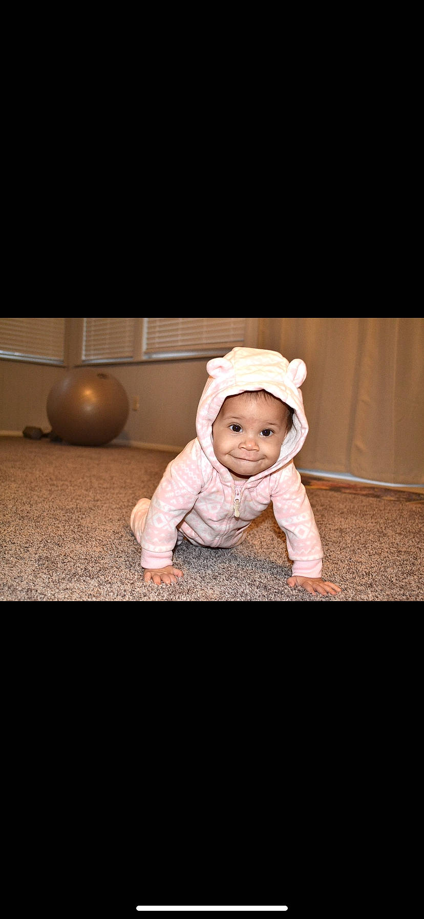 Jayde joined the competition — help win amazing prizes! baby, cheek, child, crawling, flash_photography, headgear, headwear, joy, person, photography, sitting, smile, toddler