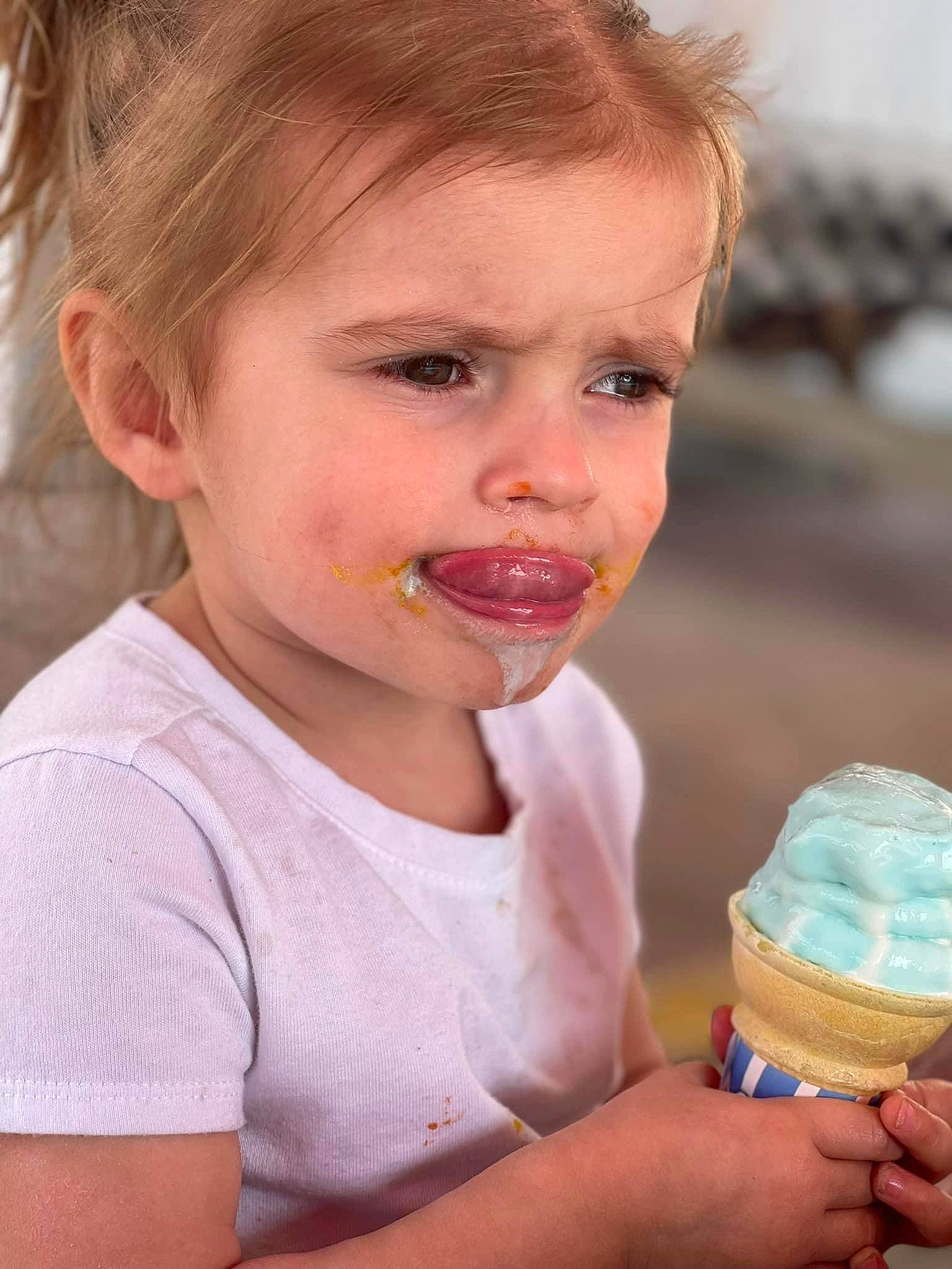Ainsley joined the competition — help win amazing prizes! child, cream, cuisine, dairy, dessert, dondurma, eyelash, finger, food, frozen_dessert, gelato, happy, ice_cream, ice_cream_cone, ingredient, nose, person, soft_serve_ice_creams, sorbetes, sweetness