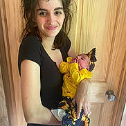 Arabella joined the competition — help win amazing prizes! accessories, adult, baby, blouse, clothing, door, earring, face, female, head, indoors, interiordesign, jewelry, necklace, newborn, people, person, photography, portrait, woman