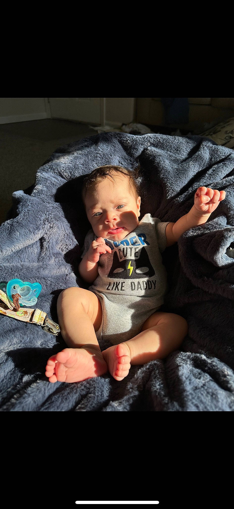 Sho Jr is registered to the contest to win money with this photo: baby, baby_toddler_clothing, barefoot, child, comfort, darkness, finger, flash_photography, foot, fun, grass, happy, human_leg, lap, person, rock, sitting, skin, toddler