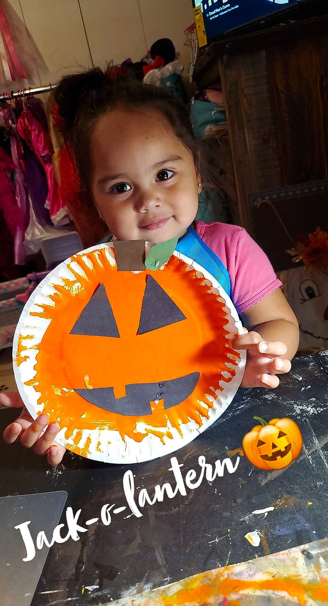 Carly is registered to the contest to win money with this photo: baked_goods, baking, birthday_cake, buttercream, cake, cake_decorating, calabaza, candy_corn, child, fondant, food, icing, jack_o_lantern, joy, orange, party, person, pumpkin, smile, sweetness