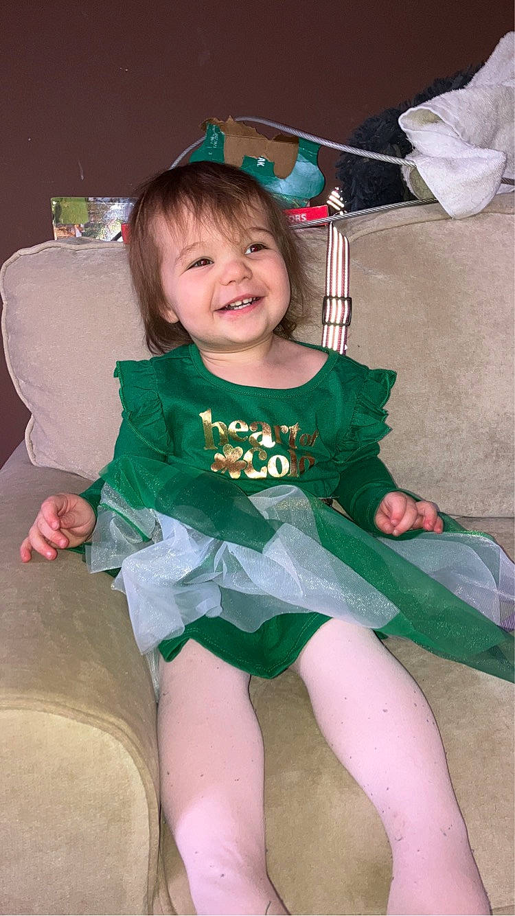 Cicily joined the competition — help win amazing prizes! baby_toddler_clothing, child, dress, event, eye, face, fun, hair, hairstyle, happy, head, human_leg, iris, joy, lap, leg, person, pink, skin, smile