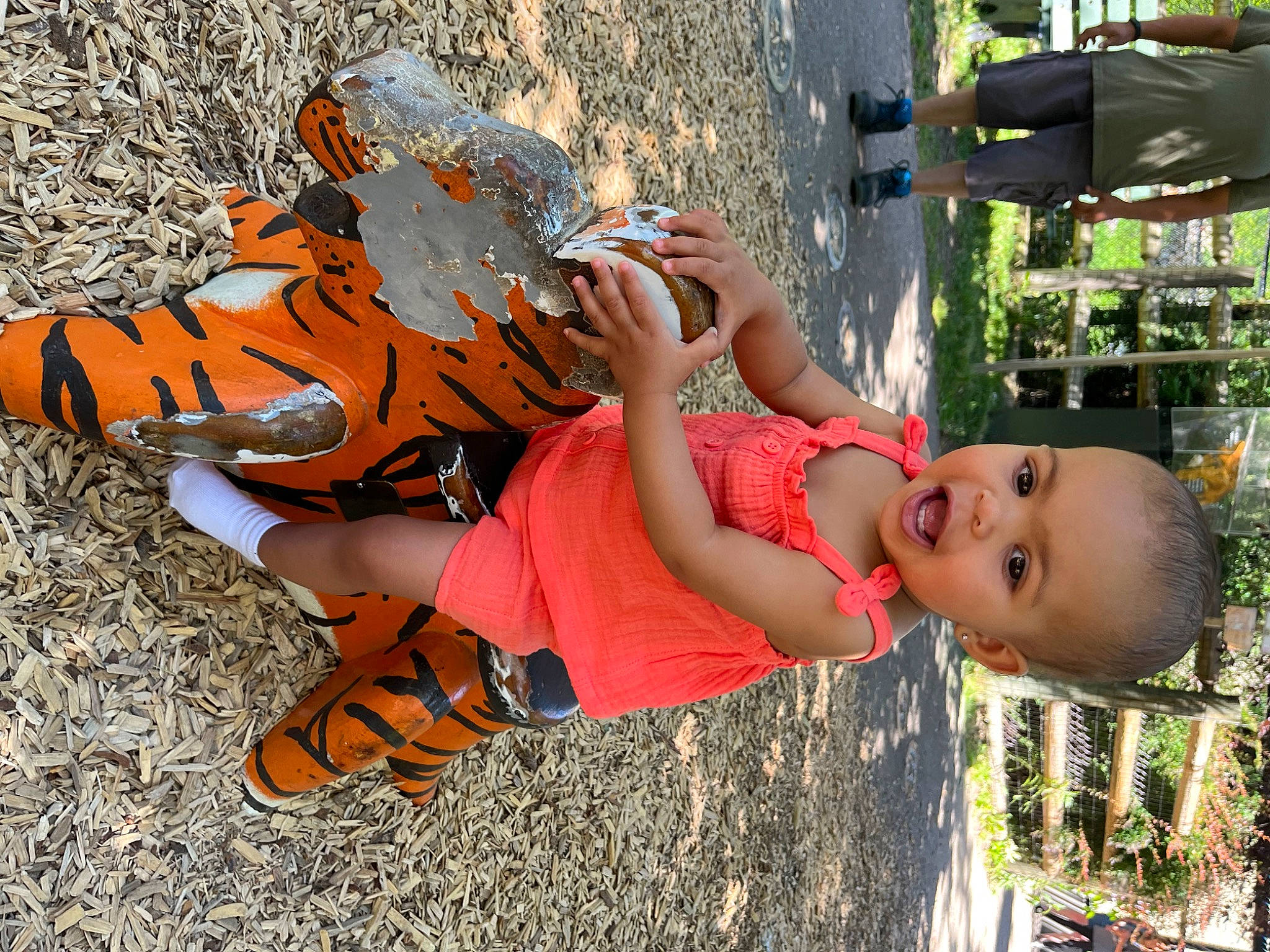 Illyana is registered to the contest to win money with this photo: baby, child, cool, fun, grass, happy, hat, leaf, leg, leisure, orange, people_in_nature, person, plant, recreation, sneakers, summer, thigh, toddler, water
