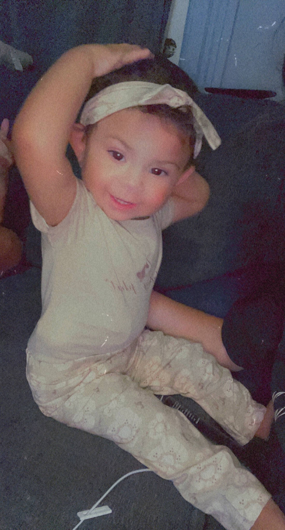 Jaelynn joined the competition — help win amazing prizes! baby_toddler_clothing, cheek, child, chin, eye, eyebrow, finger, flash_photography, fun, hand, happy, head, iris, joy, lip, mammal, organ, person, skin, sleeve