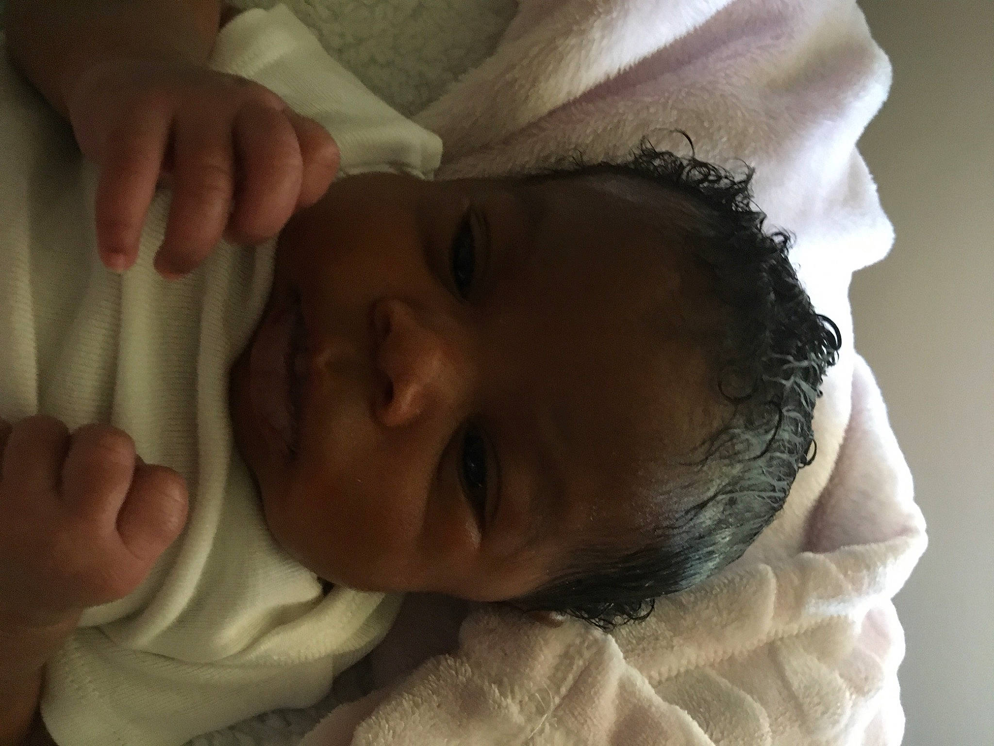 Journee B is registered to the contest to win money with this photo: arm, baby, baby_sleeping, bedtime, cheek, child, childbirth, ear, eye, finger, gesture, hand, head, mouth, nose, person, skin, textile, toddler