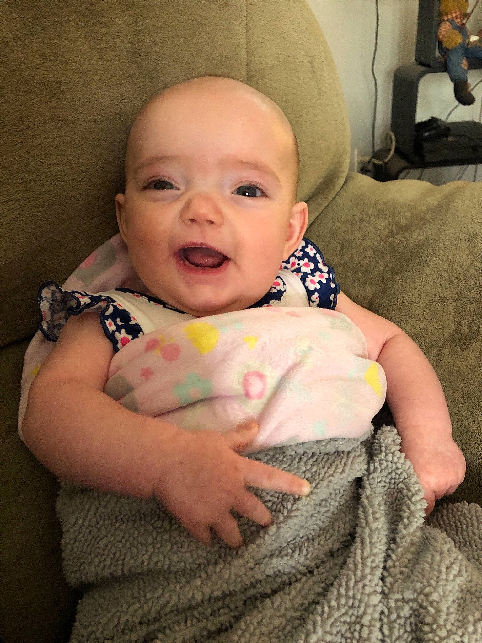 Isabella joined the competition — help win amazing prizes! baby, cheek, child, ear, eye, face, finger, forehead, head, lip, mouth, nose, person, sitting, skin, smile, toddler