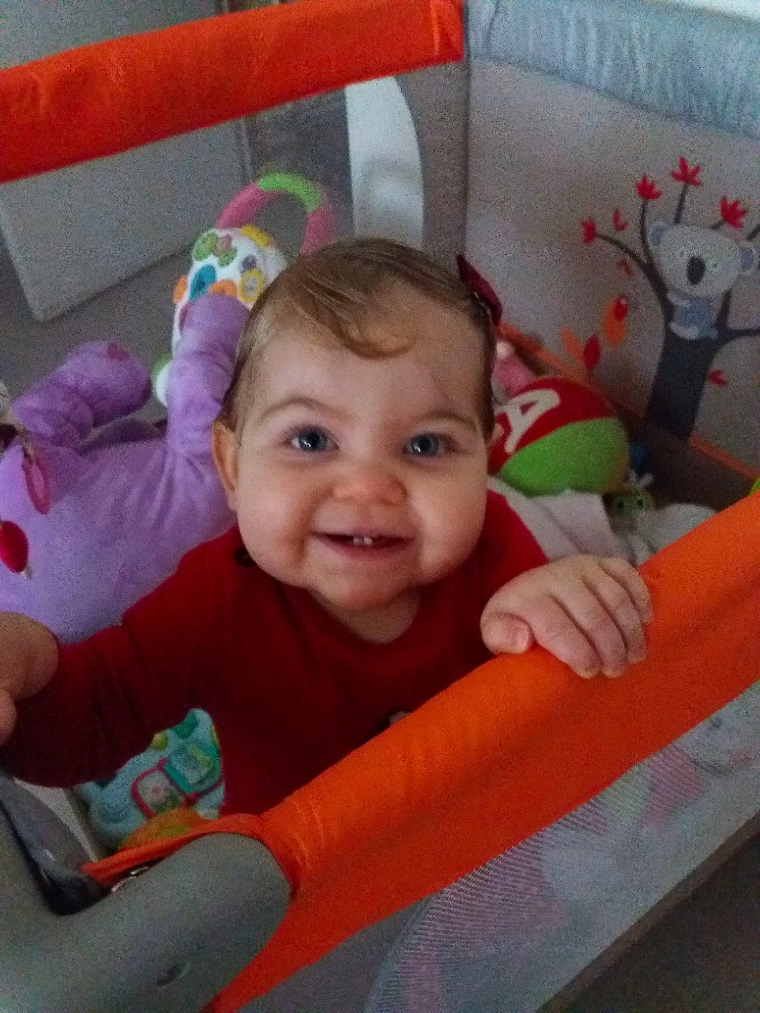 Ambre a rejoint le concours — aidez-le/la à gagner de superbes lots ! baby_products, cheek, child, day, ear, eye, face, fun, head, infant, iris, mouth, organ, person, pink, play, product, skin, smile, toddler