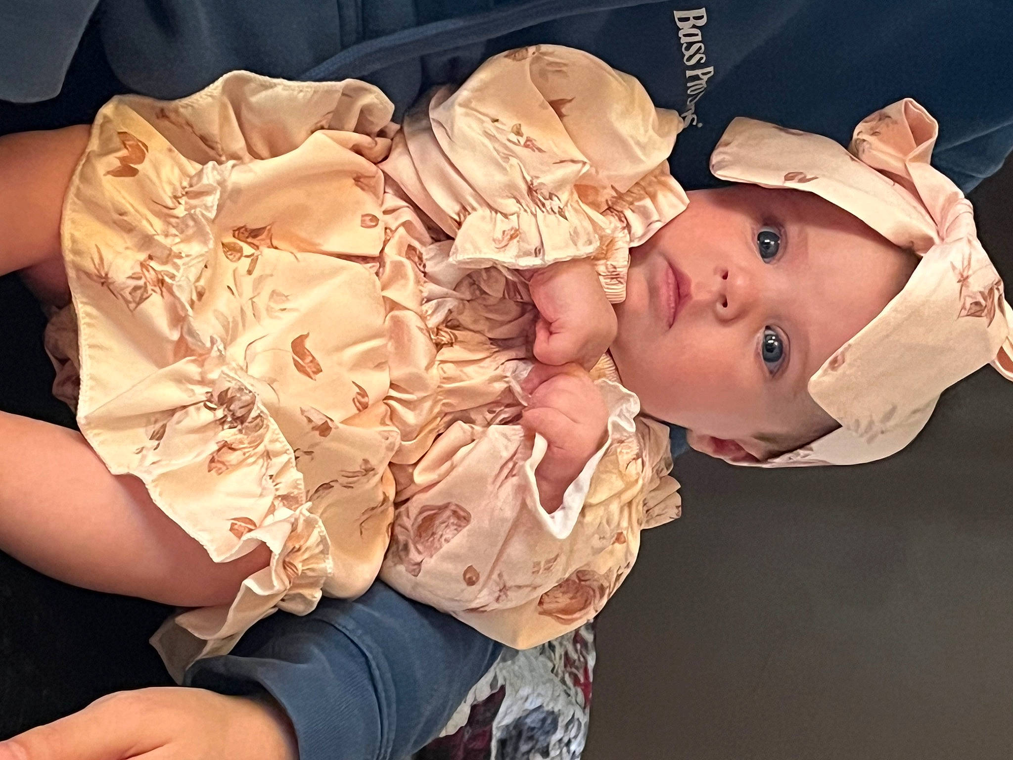 Harper joined the competition — help win amazing prizes! abdomen, baby, baby_products, baby_toddler_clothing, cheek, child, eyelash, fashion_accessory, finger, flash_photography, fun, gesture, happy, hat, headwear, human_body, jewellery, nail, person, skin