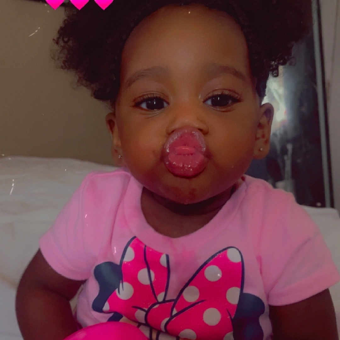 Ahnia joined the competition — help win amazing prizes! baby, bodypart, clothing, couch, cream, cutlery, dessert, face, finger, food, furniture, hand, head, icecream, mouth, person, photography, portrait, sweets, t_shirt