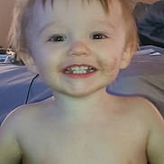 Legend is registered to the contest to win money with this photo: baby, babylaughing, back, blonde, bodypart, clothing, dress, face, finger, hair, hand, happy, head, laughing, mouth, person, photography, portrait, smile, teeth