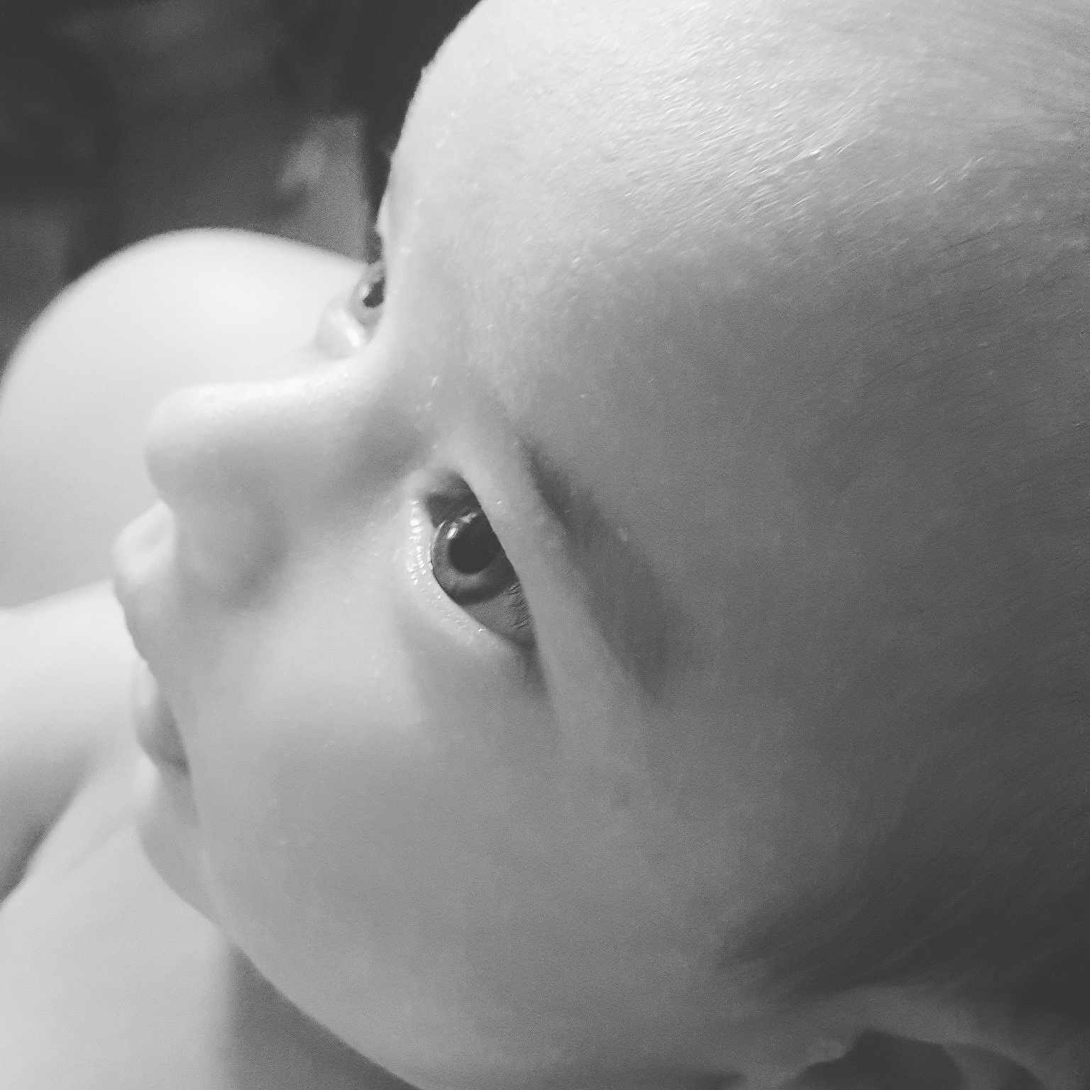 Penelope joined the competition — help win amazing prizes! black, black_and_white, cheek, child, chin, close_up, eye, face, forehead, head, infant, monochrome, monochrome_photography, mouth, nose, person, photograph, photography, skin, white