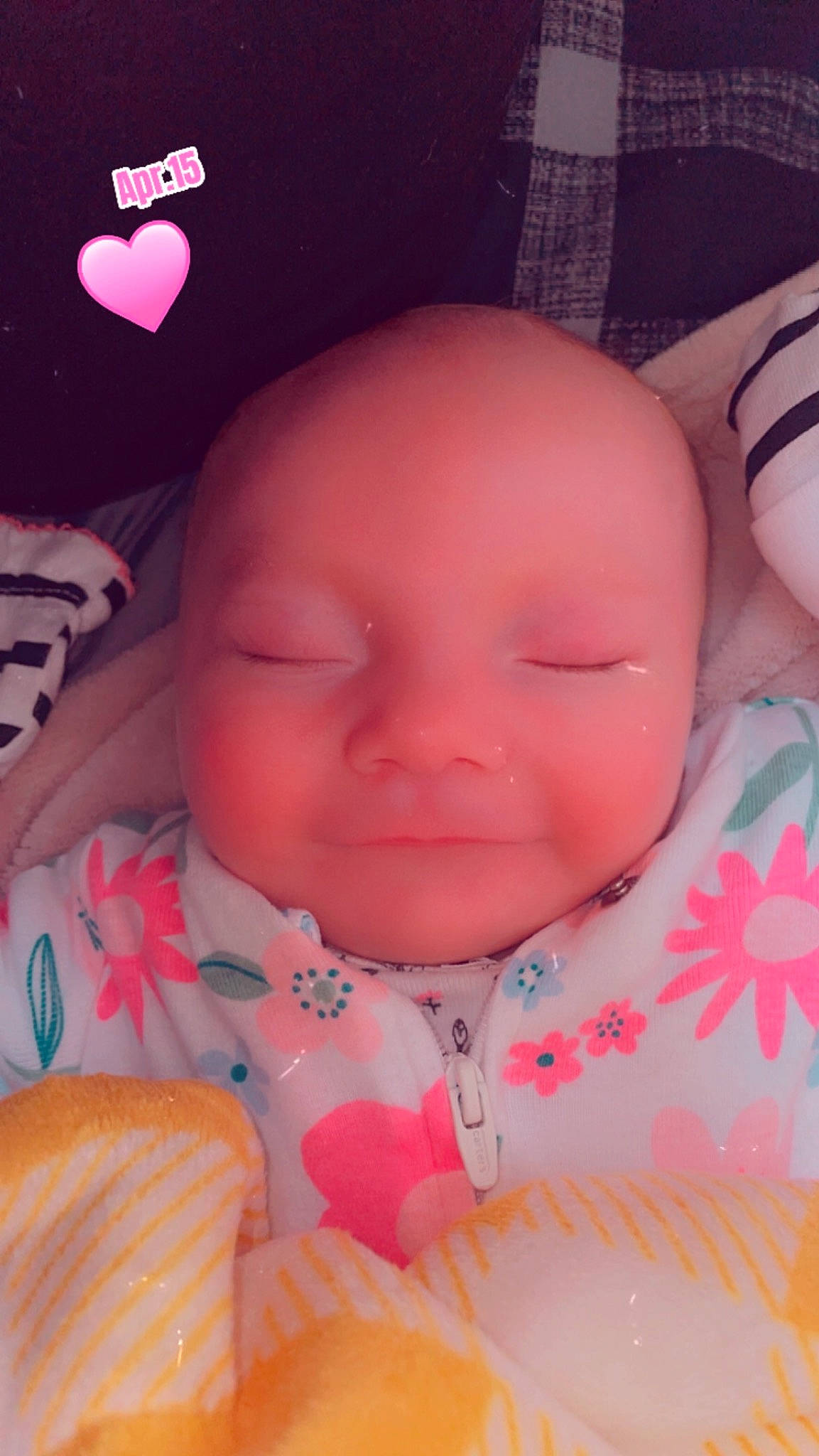 Arianna joined the competition — help win amazing prizes! baby, baby_sleeping, baby_toddler_clothing, beauty, cheek, child, chin, comfort, eyelash, happy, head, lip, magenta, mouth, nose, person, pink, red, skin, textile