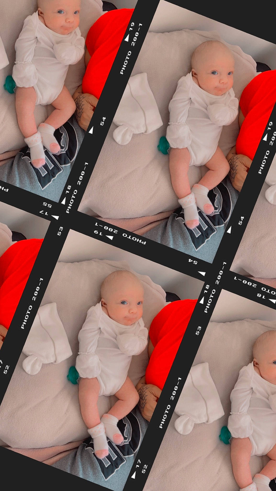 Arianna is registered to the contest to win money with this photo: arm, baby, black, child, comfort, finger, font, gesture, hand, human, leg, muscle, people, person, photograph, product, sleeve, snapshot, thigh, toddler