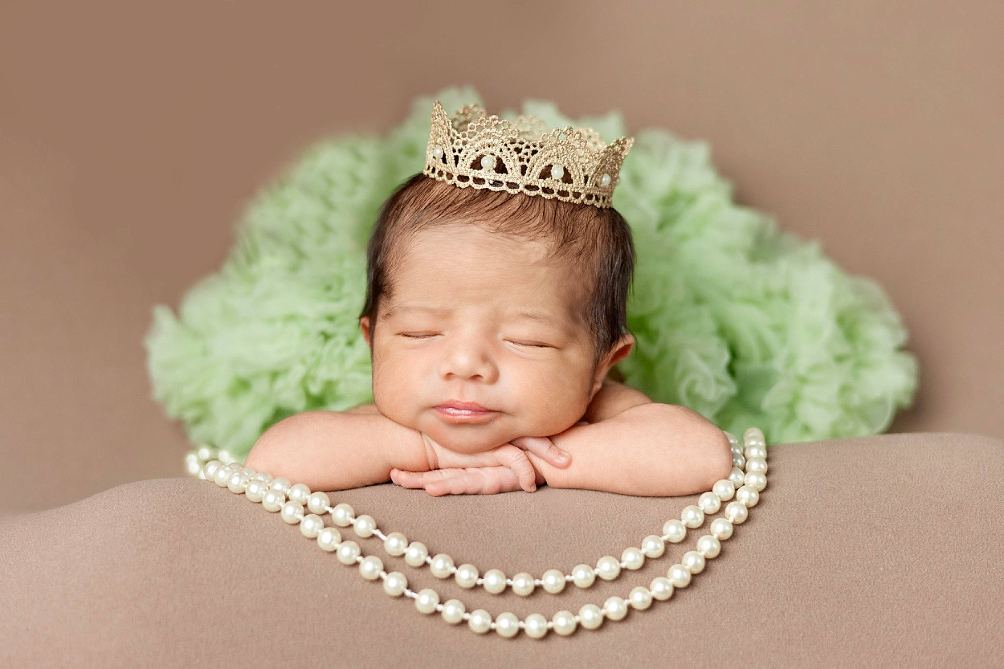 Analia joined the competition — help win amazing prizes! baby, body_jewelry, clothing, costume_hat, crown, eyebrow, flash_photography, happy, head, headband, headgear, headpiece, jewellery, neck, necklace, pearl, person, pink, skin, tiara