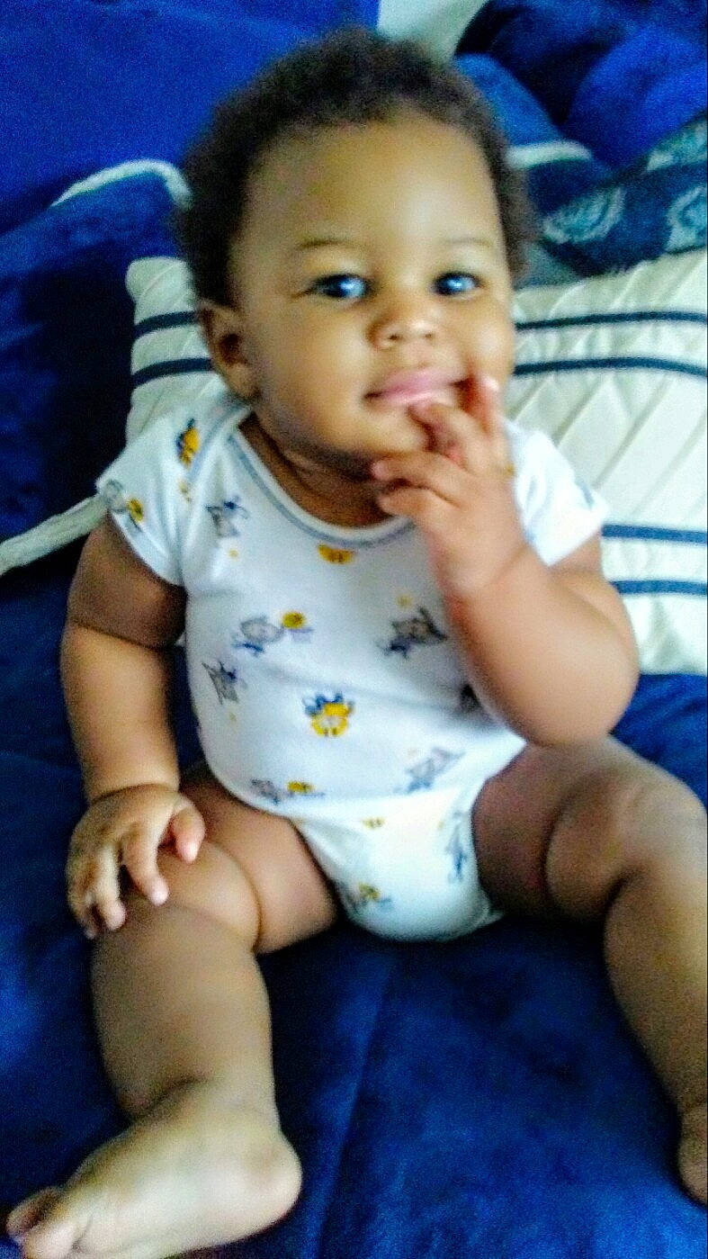 Averey joined the competition — help win amazing prizes! abdomen, arm, cheek, child, chin, finger, girl, hand, head, infant, leg, mouth, person, product, sitting, toddler, trunk