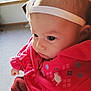 Brynn joined the competition — help win amazing prizes! baby, baby_toddler_clothing, cheek, child, eye, face, fashion_accessory, forehead, hair_accessory, head, headband, headgear, lip, mouth, neck, nose, outerwear, pink, skin, toddler