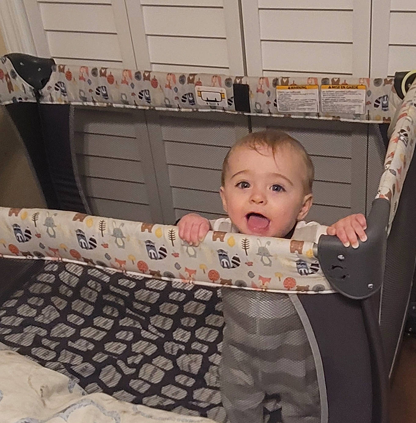 Briggs is registered to the contest to win money with this photo: baby, baby_carriage, baby_products, baby_safety, baby_toddler_clothing, child, comfort, couch, drawer, flooring, infant_bed, metal, pattern, person, product, rectangle, room, sitting, smile, toddler