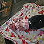 Terrilyn joined the competition — help win amazing prizes! baby, infant, blanket, unicorn, pattern, clothing, mittens, headband, bow, lying_down, floor, wooden_rocking_horse, carpet, home_interior, child, peaceful, cute, pink, white, cozy
