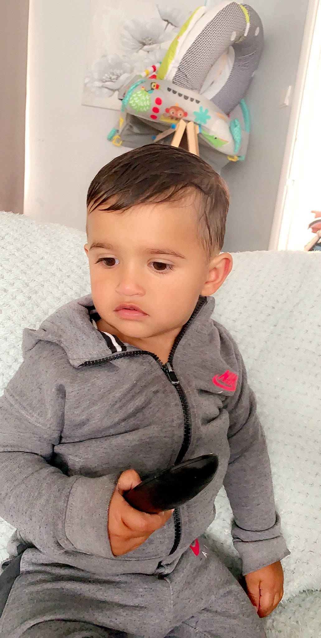 Jai is registered to the contest to win money with this photo: baby, cheek, child, ear, finger, forehead, person, play, skin, smile, toddler