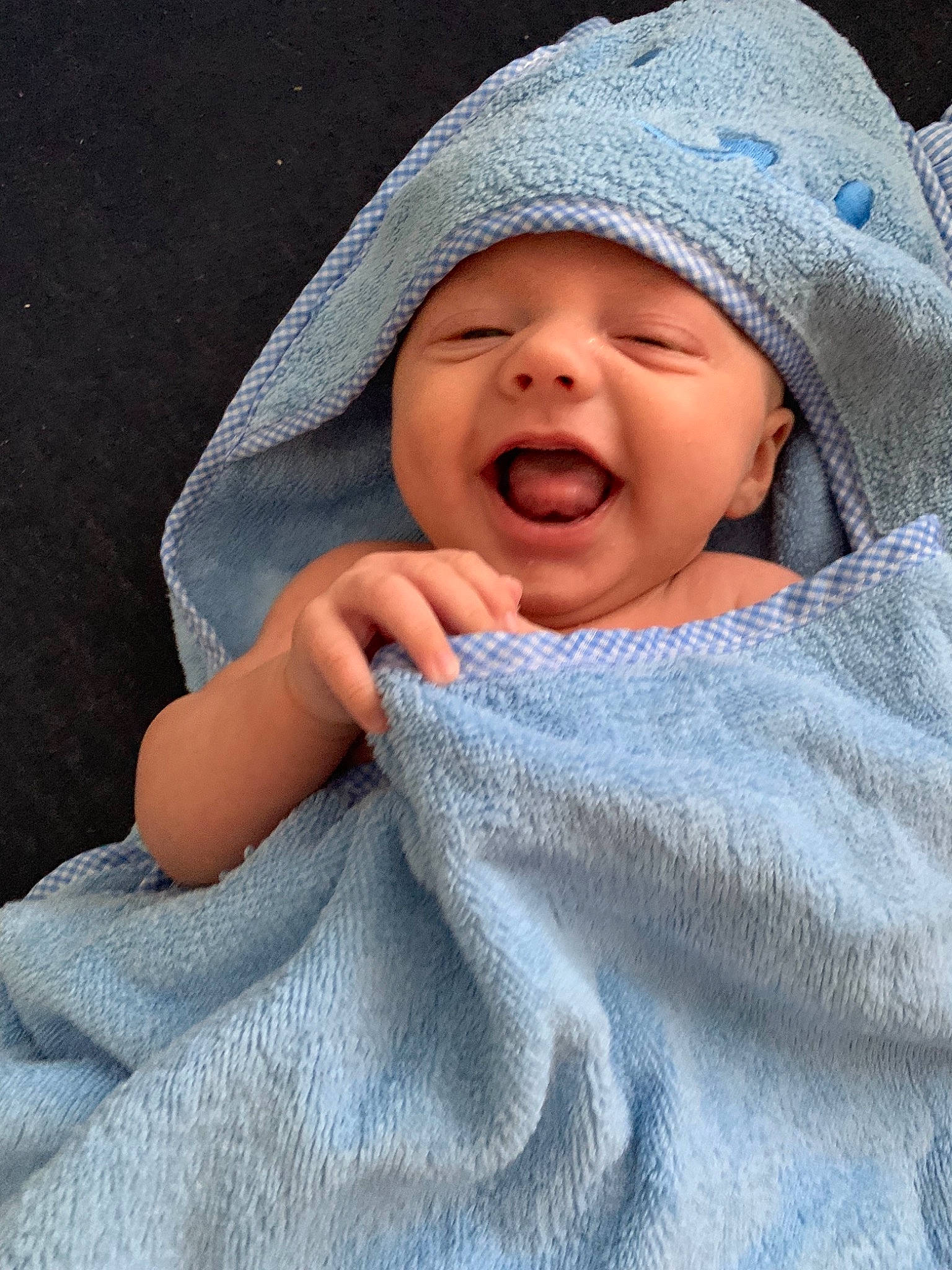 Kein joined the competition — help win amazing prizes! baby, cheek, child, facial_expression, happy, headwear, linens, mouth, nose, person, skin, smile, textile, toddler