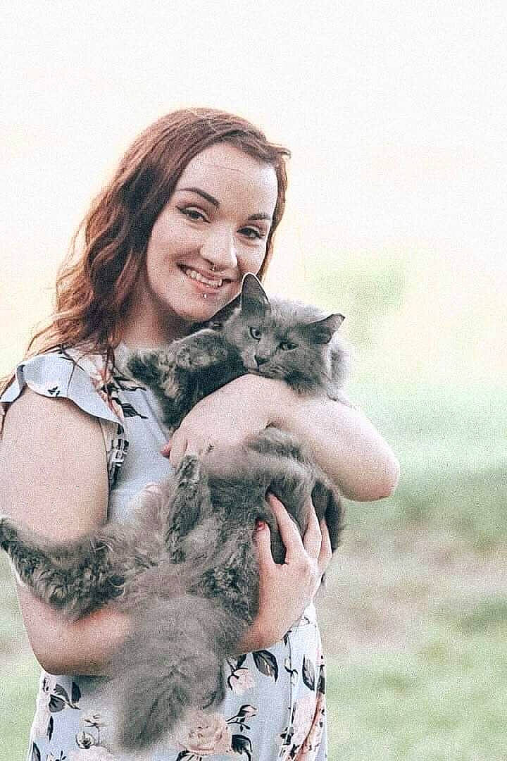 Runt joined the competition — help win amazing prizes! abdomen, baby, beauty, canidae, cat, child, eye, fur, hand, happy, hug, lady, long_hair, mother, photo_shoot, photograph, photography, portrait, skin, smile