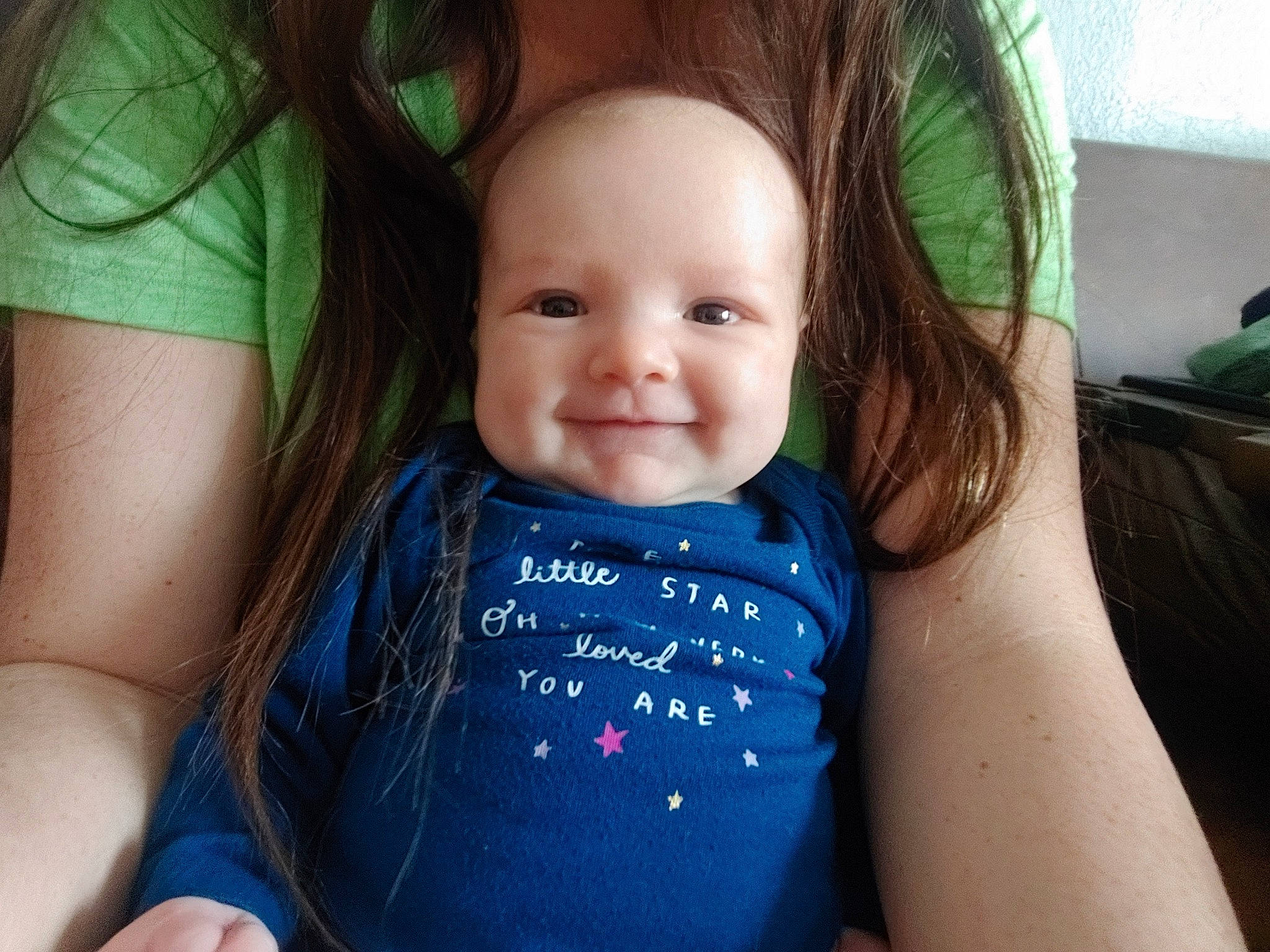 Kelsey is registered to the contest to win money with this photo: azure, cheek, chin, eye, eyebrow, facial_expression, green, hairstyle, happy, head, iris, joint, joy, lip, mouth, neck, nose, person, product, shoulder